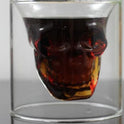 Skull Skull Double Transparent Glass