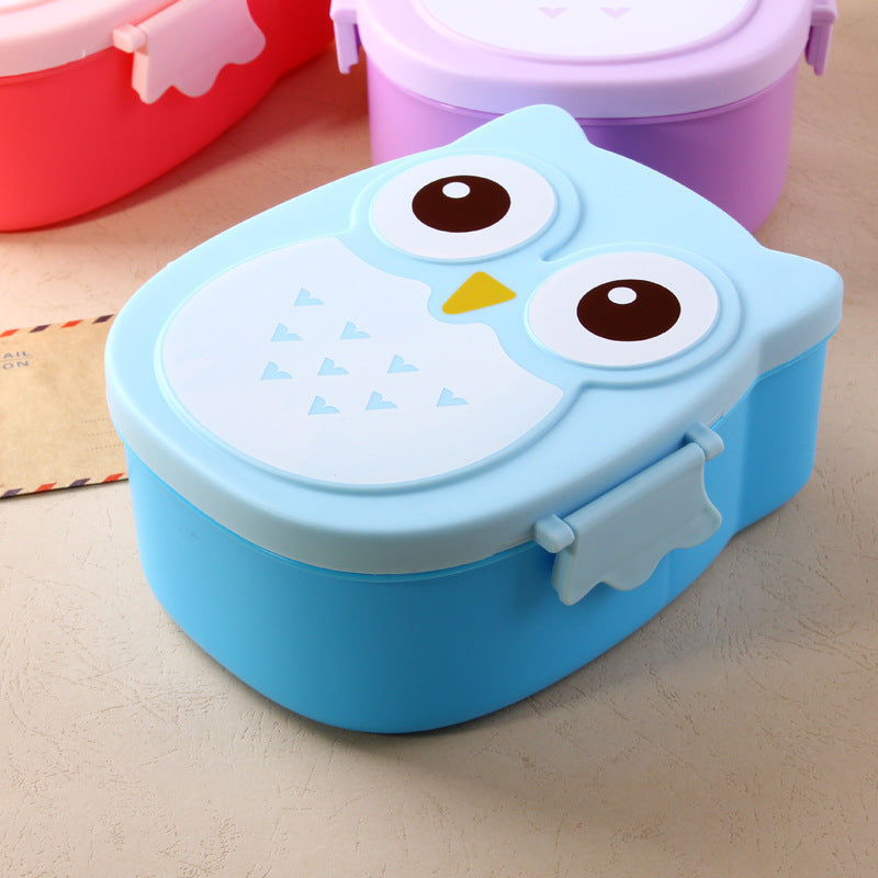 Owl Shape Kids Lunch Box Microwave Safe