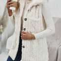 Double-sided Plush Pocket Cardigan Lapel Vest Casual Jacket