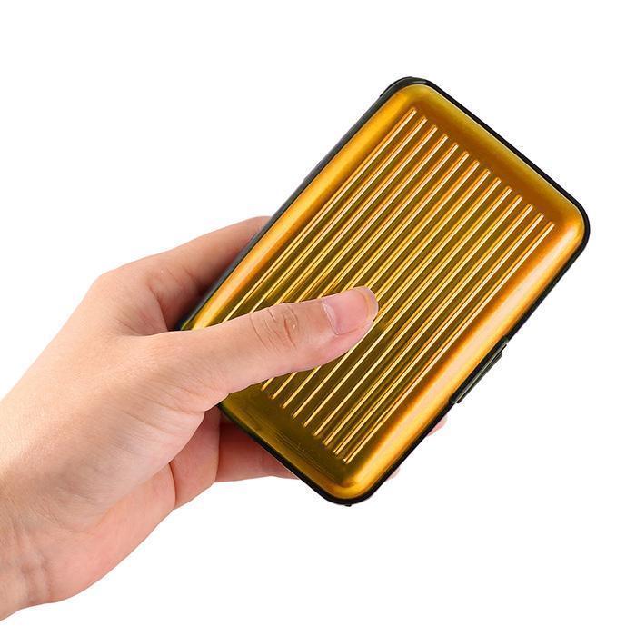 Aluminum alloy card package waterproof and magnetic card package