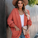 Twist cardigan sweater