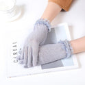 Ladies lace sunscreen gloves