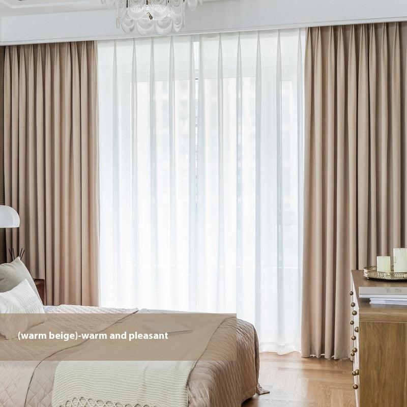 Full Shading Australian Wool Plush Curtain Insulation Velvet Non-inverted Velvet Finished Product