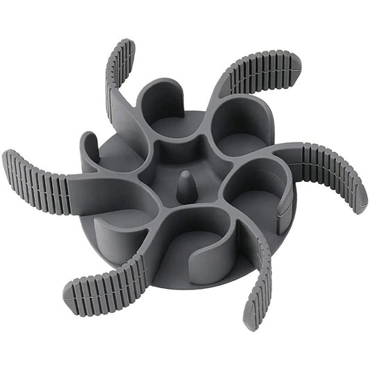 Dog Slow Feeding Bowl Silicone Spiral Dog Food Bowl   Into The Feeder To The Feeding Rate