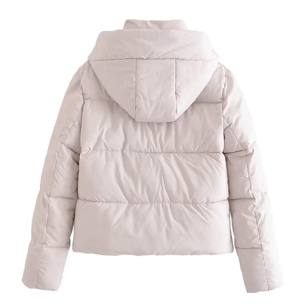 Fashion Zipper Loose-fitting Short Coat Women