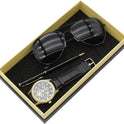 Men's Quartz Watch Business Sunglasses Sunglasses Pen Gift Set