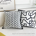Living Room Sofa Velvet Printing Pillow Cushion Cover