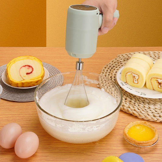 Electric Whisk Wireless Handheld Rechargeable Cream Mixer Kitchen Gadgets