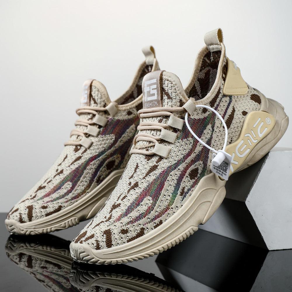 Student Running Shoes Flying Knit Sports Shoes