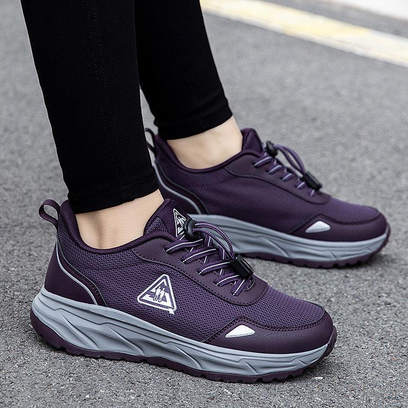Women's Middle Help Plus Velvet Warm Sports Thickened Shoes