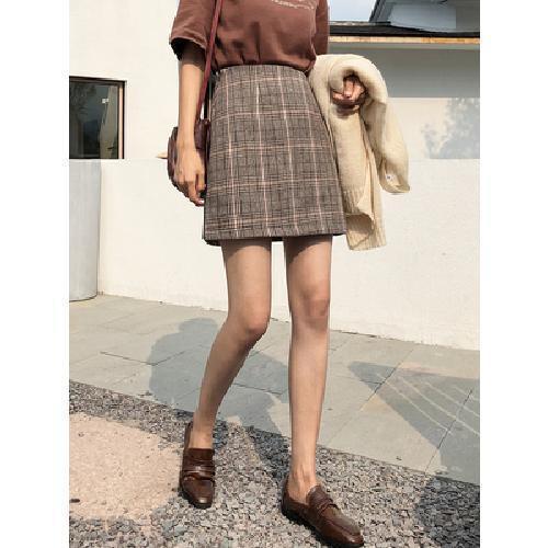 New All-match Bag Hip One-step Short Skirt A-line Skirt