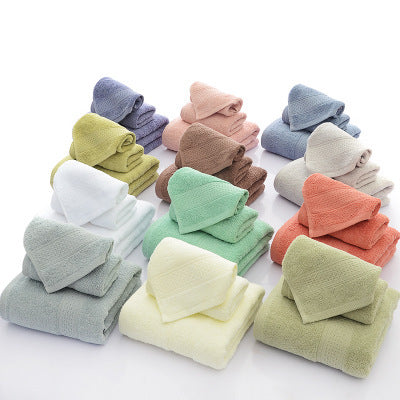 Three-piece bath towel set