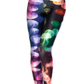 Multi color fantasy jellyfish Digital Print Leggings