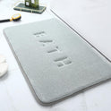 Cross-border Memory Foam Floor Mat Bathroom Bathroom Coral Fleece