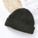 Autumn And Winter Warm Landlord Hat Melon Skin Women Retro Knitted Hat