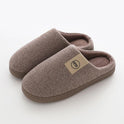 Home plus velvet couple cotton shoes