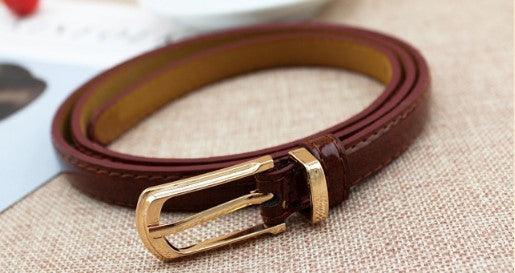 Ms. Taobao explosion special offer micro belts candy pin buckle all-match multicolor optional Korean dress pants female