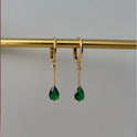 European American And French Style Luxury Ear Ring Long Water Drop