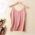 Spring And Summer V-neck Camisole Bottoming Underwear Loose Knit Sweater