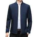 Stand Collar Middle-aged Men Casual Jacket