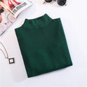 The New Fashion All-match Slim Knitted Top Trendy