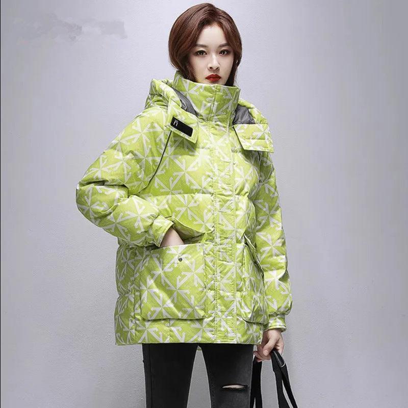 Women's Mid-length Down Cotton-padded Jacket