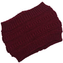 Women's Fashion Winter Hat Widened Solid Color Hair Bands