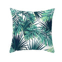 Green Plant Tassel Sofa Pillowcase