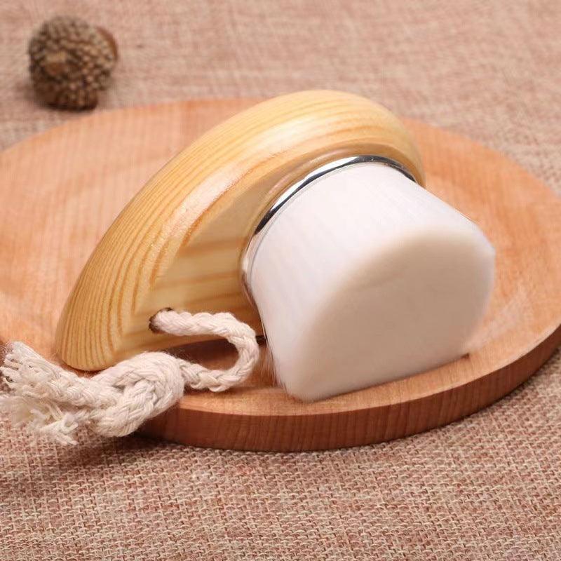 Comma Facial Brush Soft Hair Face Cleaning Facial Cleansing Massage Brush