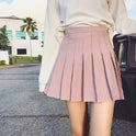 Shirt Half-length Pleated Skirt