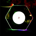 LED Glow Coaster Acrylic Crystal Emitting Luminous Bar Cocktail Mug Stand Light Coasters Flashing Base Tableware Decoration Pads