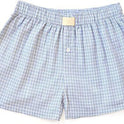 Women's Casual Plaid Cotton Arrow Pants Loose Four-corner Button Shorts