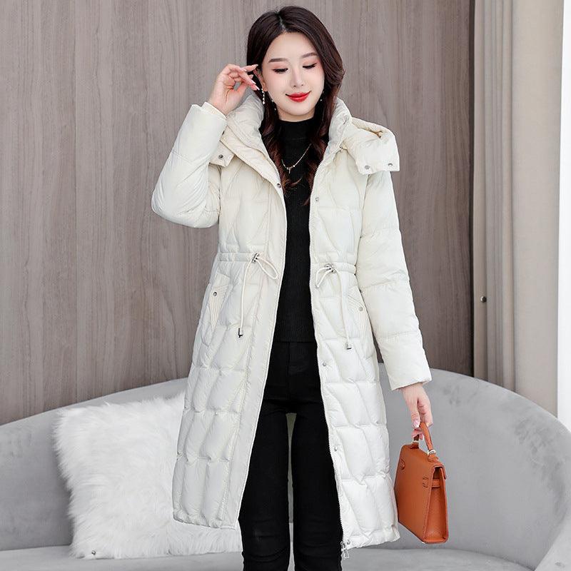 Mid-length Slim Fit Plus Size Cotton-padded Coat For Women Winter New