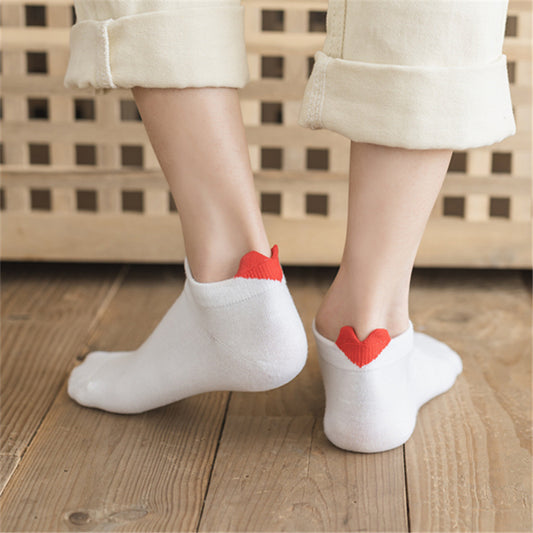 Women's Socks Springsummer Solid Color Korean Style Three-dimensional