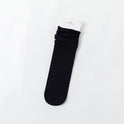 Bunching Socks Women's Springsummer Thin Solid Color