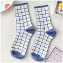 Women's Cute Cartoon Bear Thin Mid-calf Length Socks