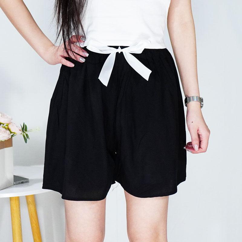 Women's Cotton Silk Shorts Plus Size Homewear Beach Pants