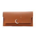 Star Moon Rivet Zipper Soft Leather Coin Wallet