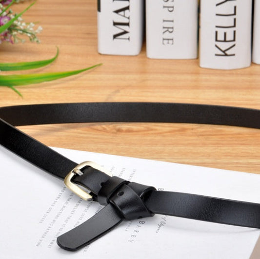 Genuine Genuine Cowhide Vintage Women's Belt