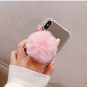 Plush Ball Is Suitable For Mobile Phone Holder