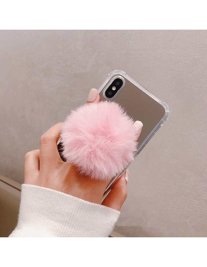 Plush Ball Is Suitable For Mobile Phone Holder