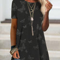 Fashion Loose Trendy Short Sleeve Printed T-shirt