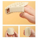 Bath Brush With Belt Rubber Glove Hair Massage Exfoliating Gloves Head Cleaning Scrubber Mitten Silicone Washing Shower Tool