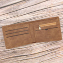 New Fashion Men's Short Vintage Frosted Wallet