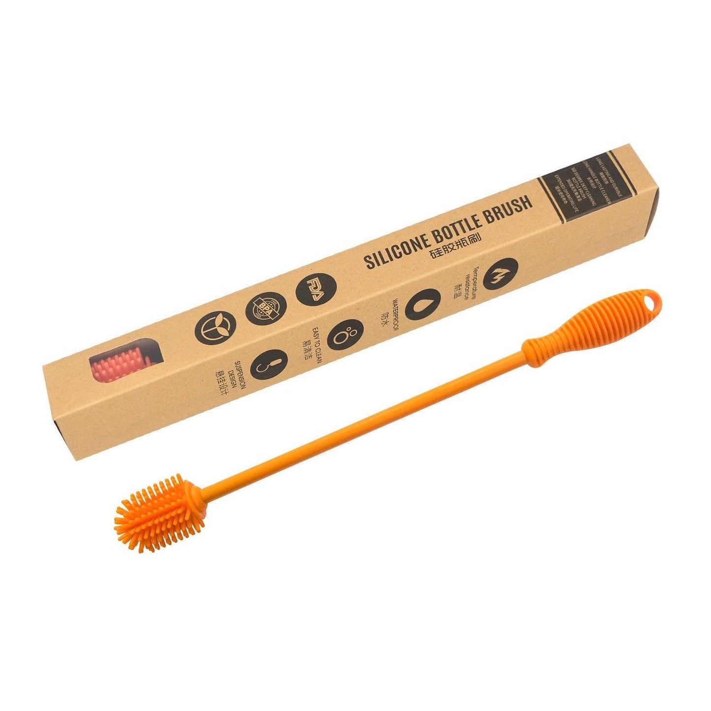 Baby Bottle Brush Silicone Nipple Cup Brush