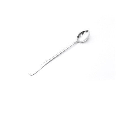 Stainless steel spoon with long handle