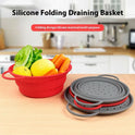 Silicone High Temperature Resistant Foldable Adjustable Drain Basket