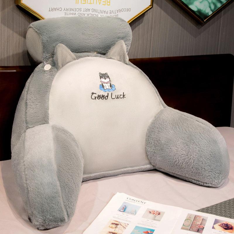 Ice Bean Latex Pillow Bedside Cushion Soft Bag