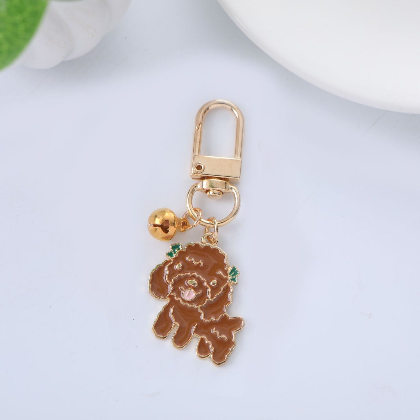 American Pet Decorations Metal Dog Keychain