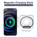 2 In 1 Magnetic Absorption Wireless Charging 15W Quick Charging Applicable